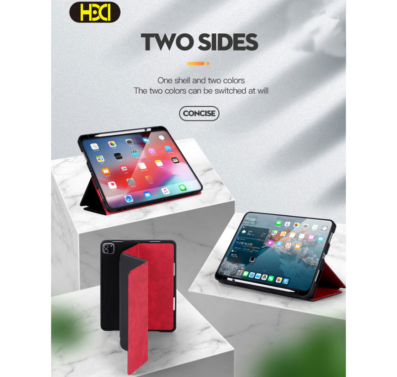    کیف چرمی اچ سی ال Orginality Two  Sided 2in1  مناسب برای اپل iPad Pro 11inch 2020